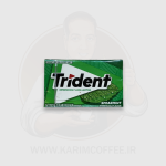 آدامس ورقه ای تریدنت trident نعنا بدون شکر 14 عددی