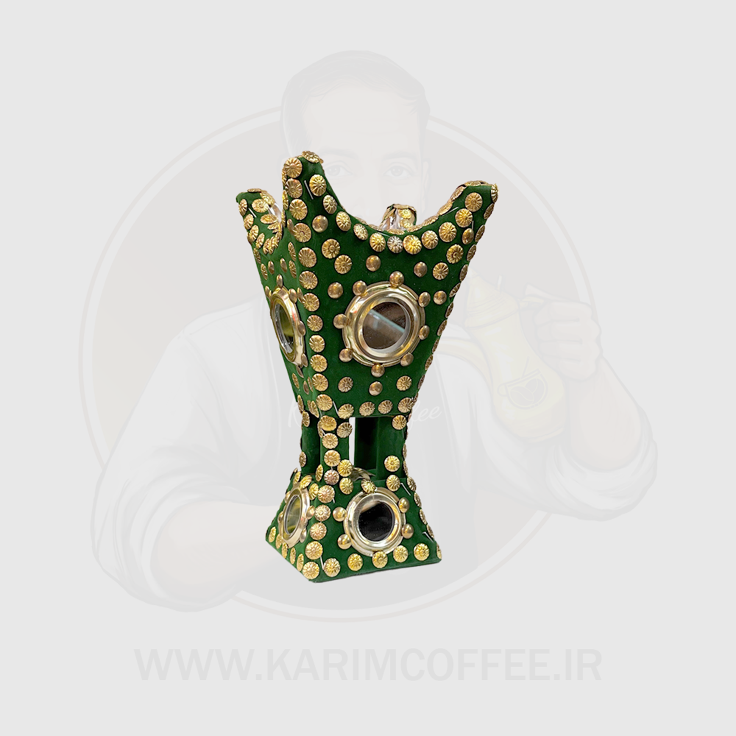 10041 مبخر بخور و عود طرح عربی کوچک - Image 1