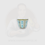 فنجان مکاوی طرح طلایی